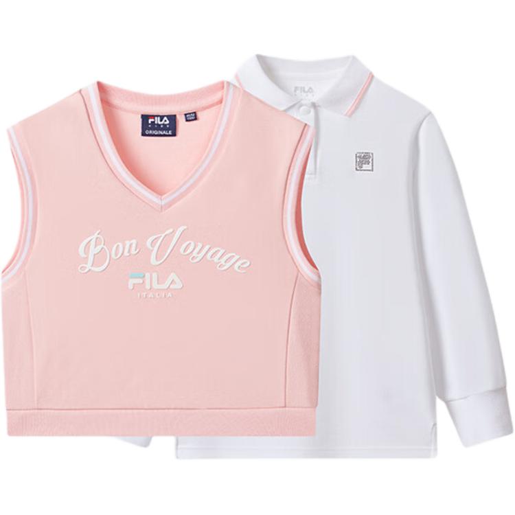 

Майка 2 шт, для детей 3-7 лет FILA KIDS, розовый