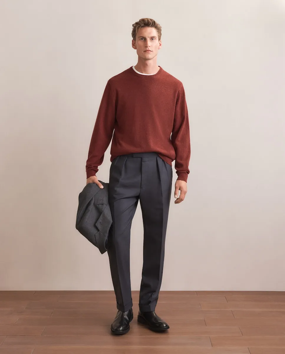 

Классические брюки для мужчин Emidio Tucci, темно-серый