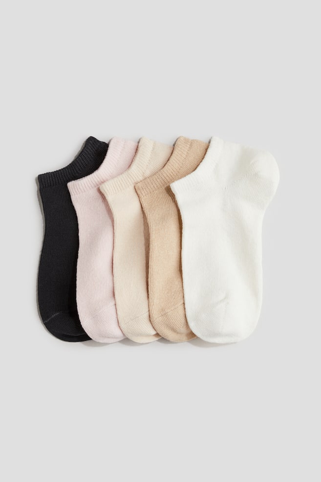 

5 пар носков-кроссовок H&M, мультиколор