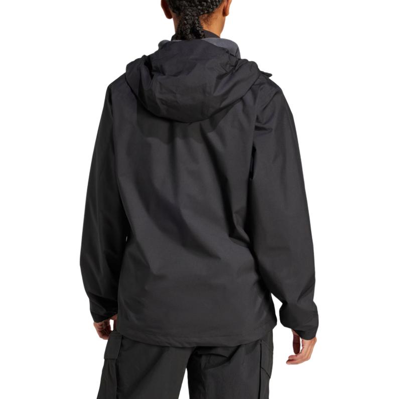 Adidas Женская куртка W MT ESS 3IN1 J черная, Black — фото 4