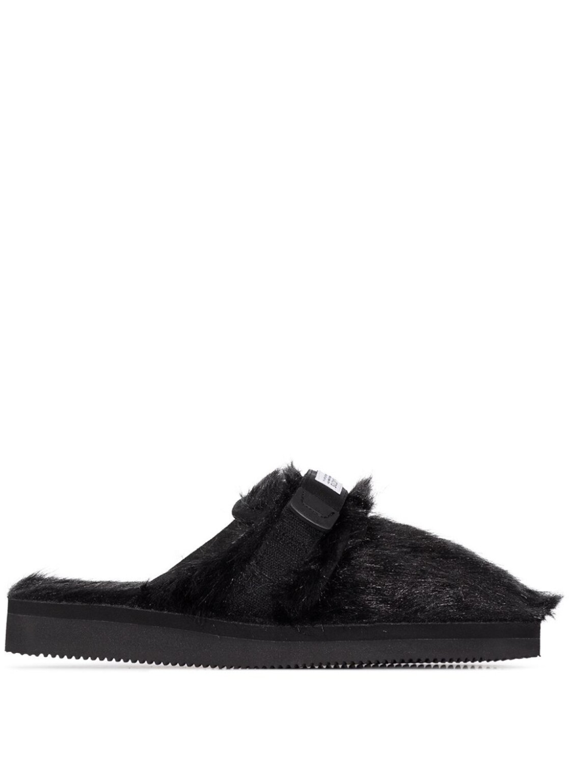 Suicoke слиперы Zavo Zeu из искусственного меха, черный
