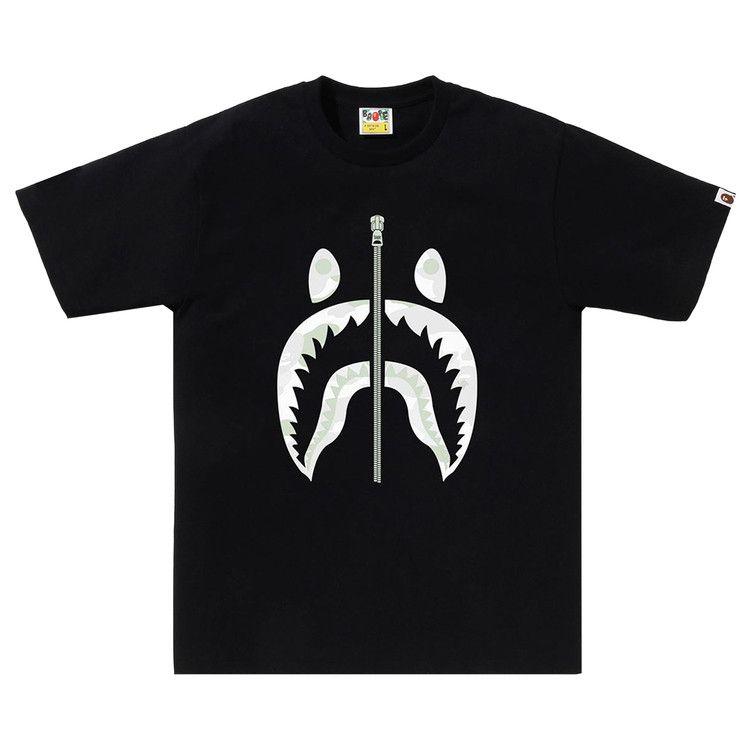 

Футболка BAPE City Camo Shark Tee 'Black'