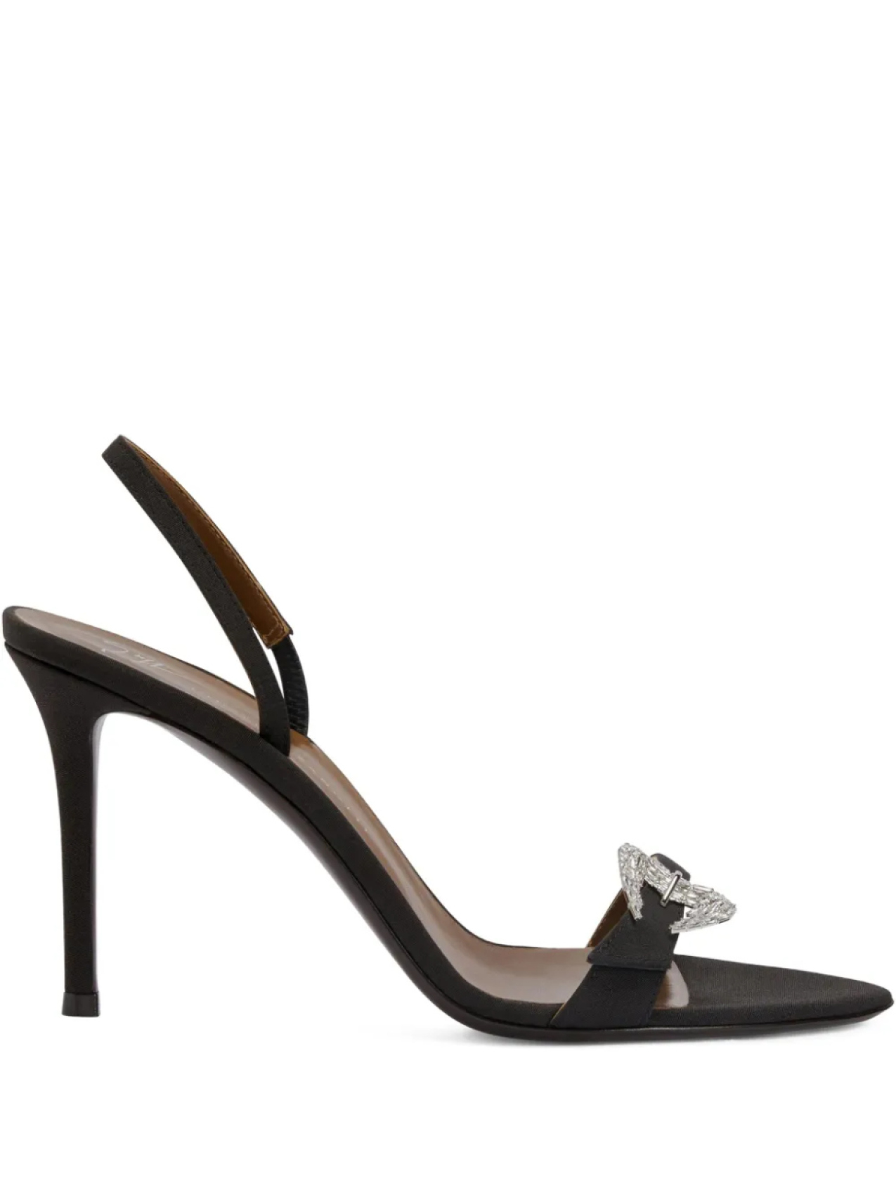 Сандалии Ludhovica Mignon 90 мм Giuseppe Zanotti, черный