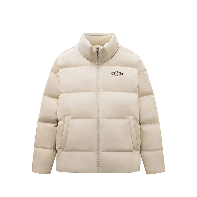 

Life Collection Пуховик унисекс светло-серый Anta, серый
