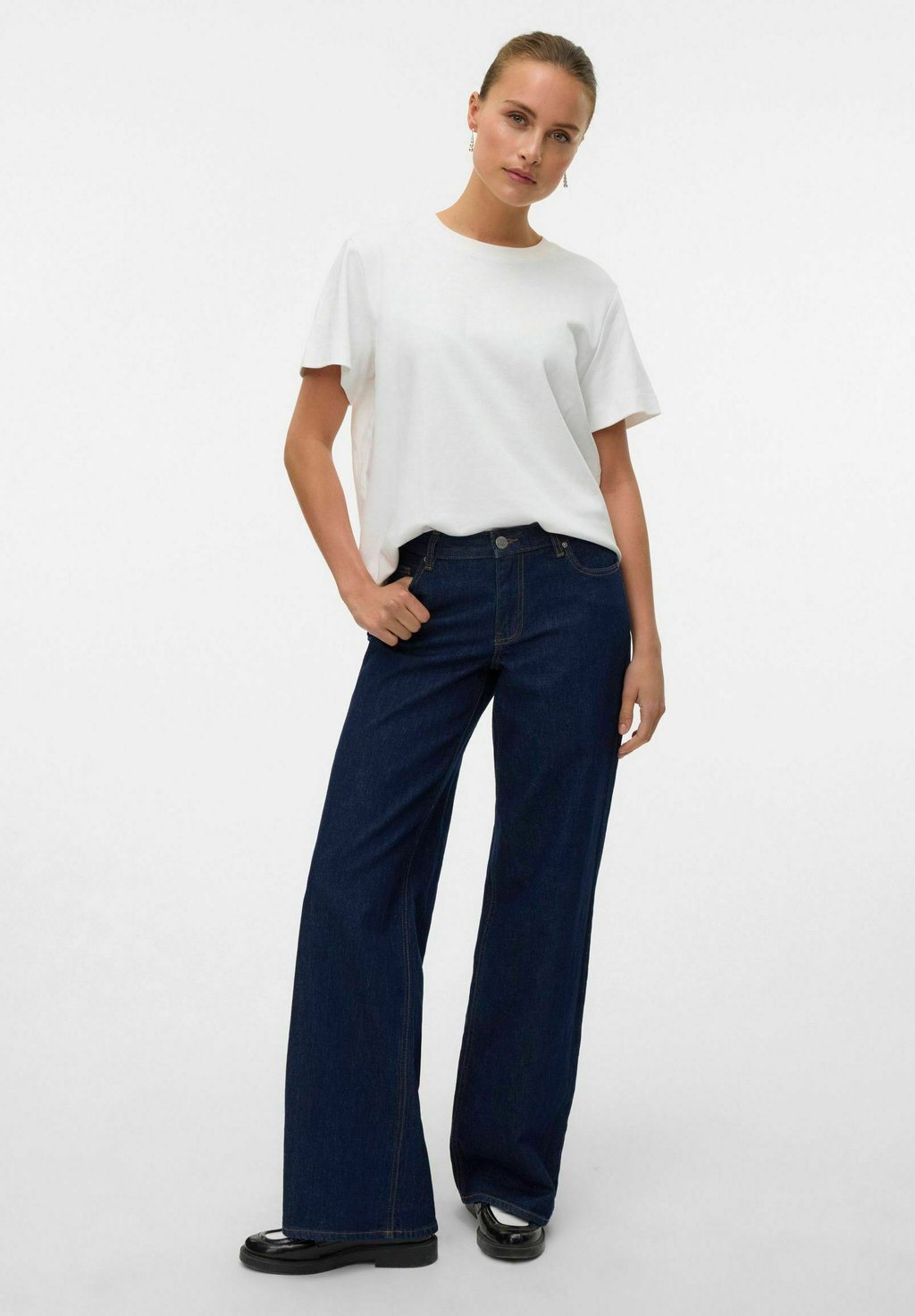 

Джинсы прямого кроя VMFAYE Vero Moda, цвет Dark Blue Denim