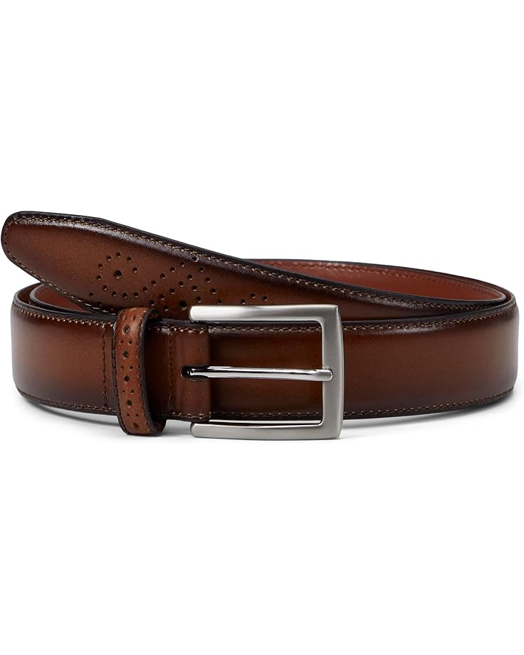 

Ремень Johnston & Murphy Burnished Edge Belt, желто-коричневый