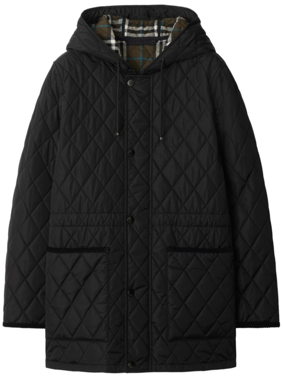 

Стеганая парка Devon Burberry, черный