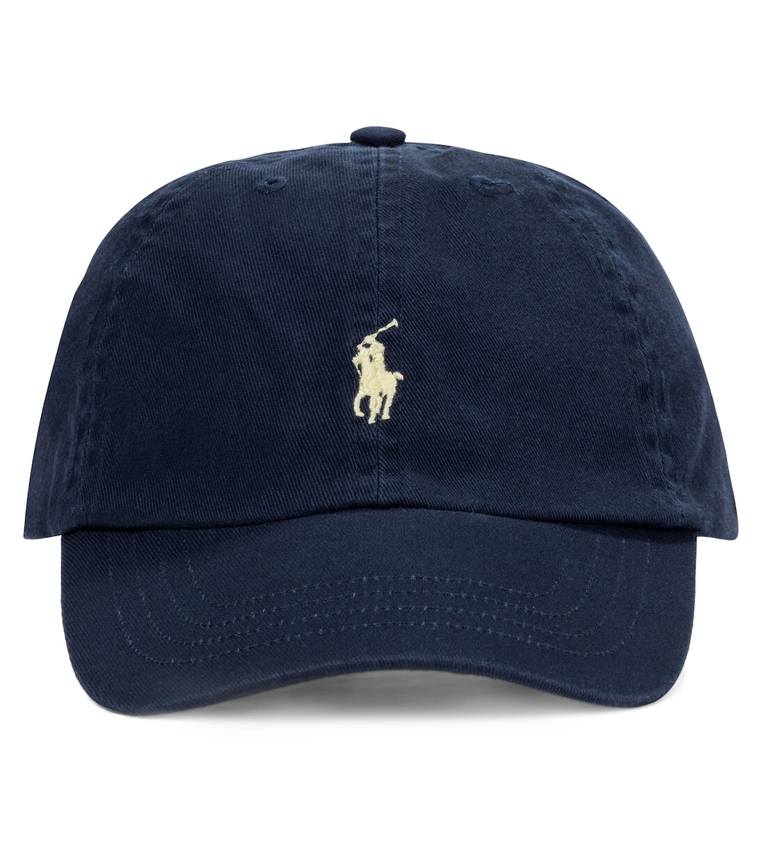 

Хлопковая кепка с логотипом Polo Ralph Lauren Kids, синий