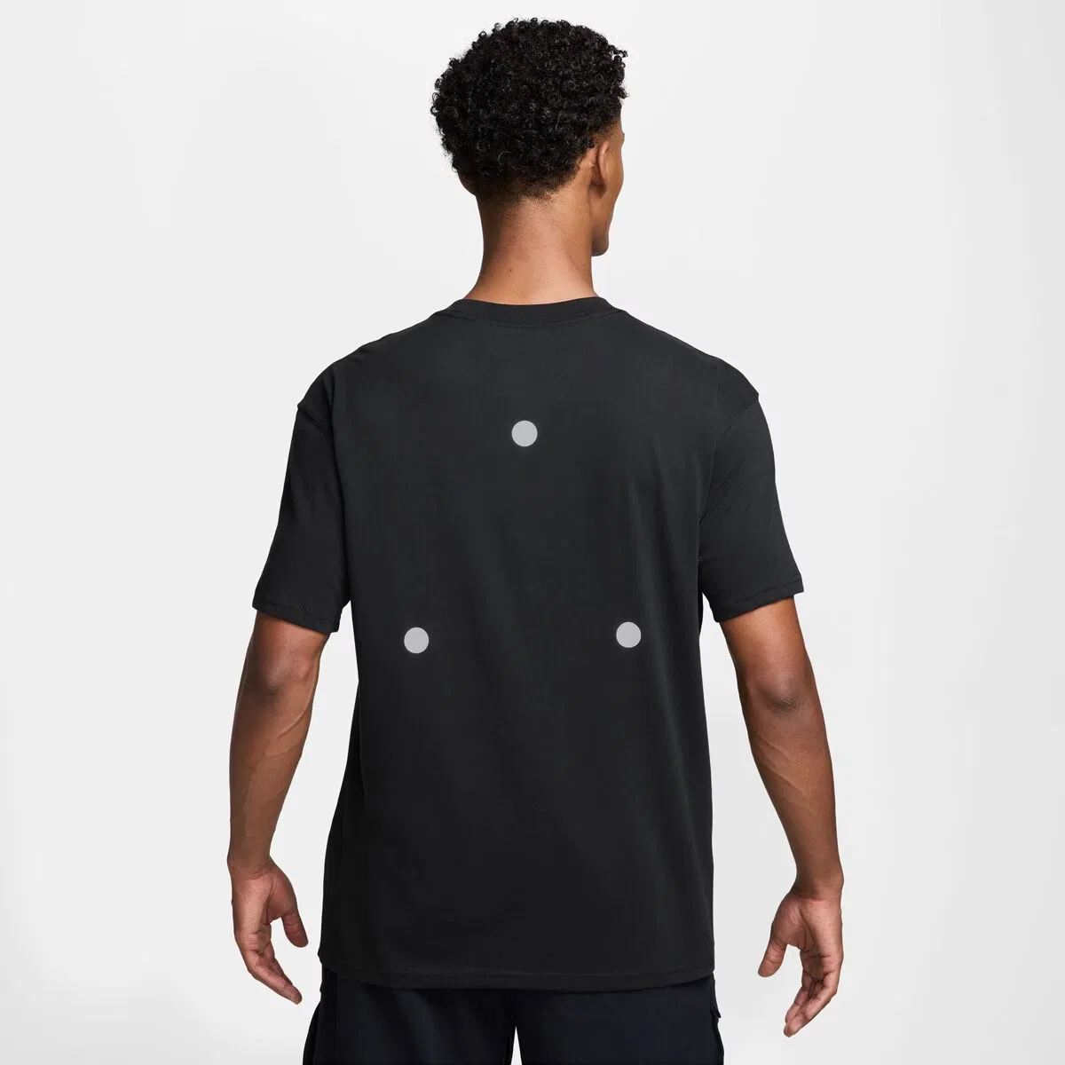 Мужская футболка с коротким рукавом Nike Dri-FIT Acg Dri-FIT Reflective Logo T-Shirt, черный — фото 4
