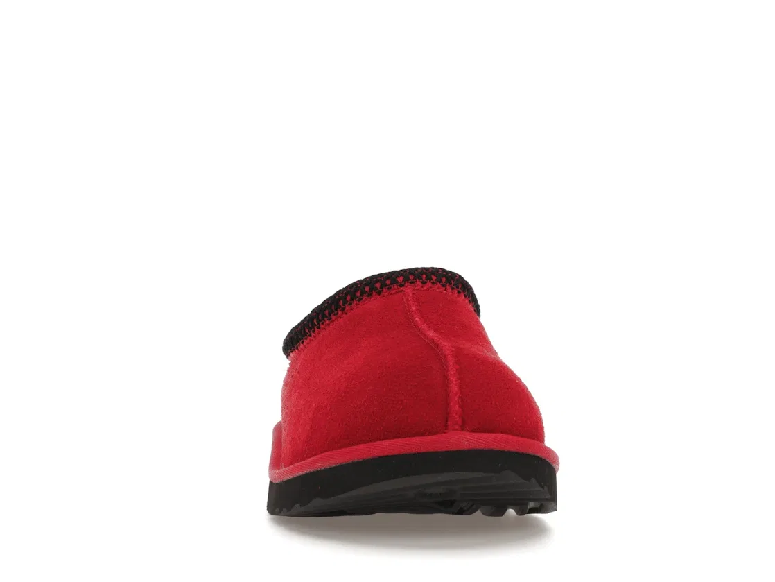 Детские тапочки с отделкой из искусственного меха UGG Tasman II Slipper, Samba Red — фото 2