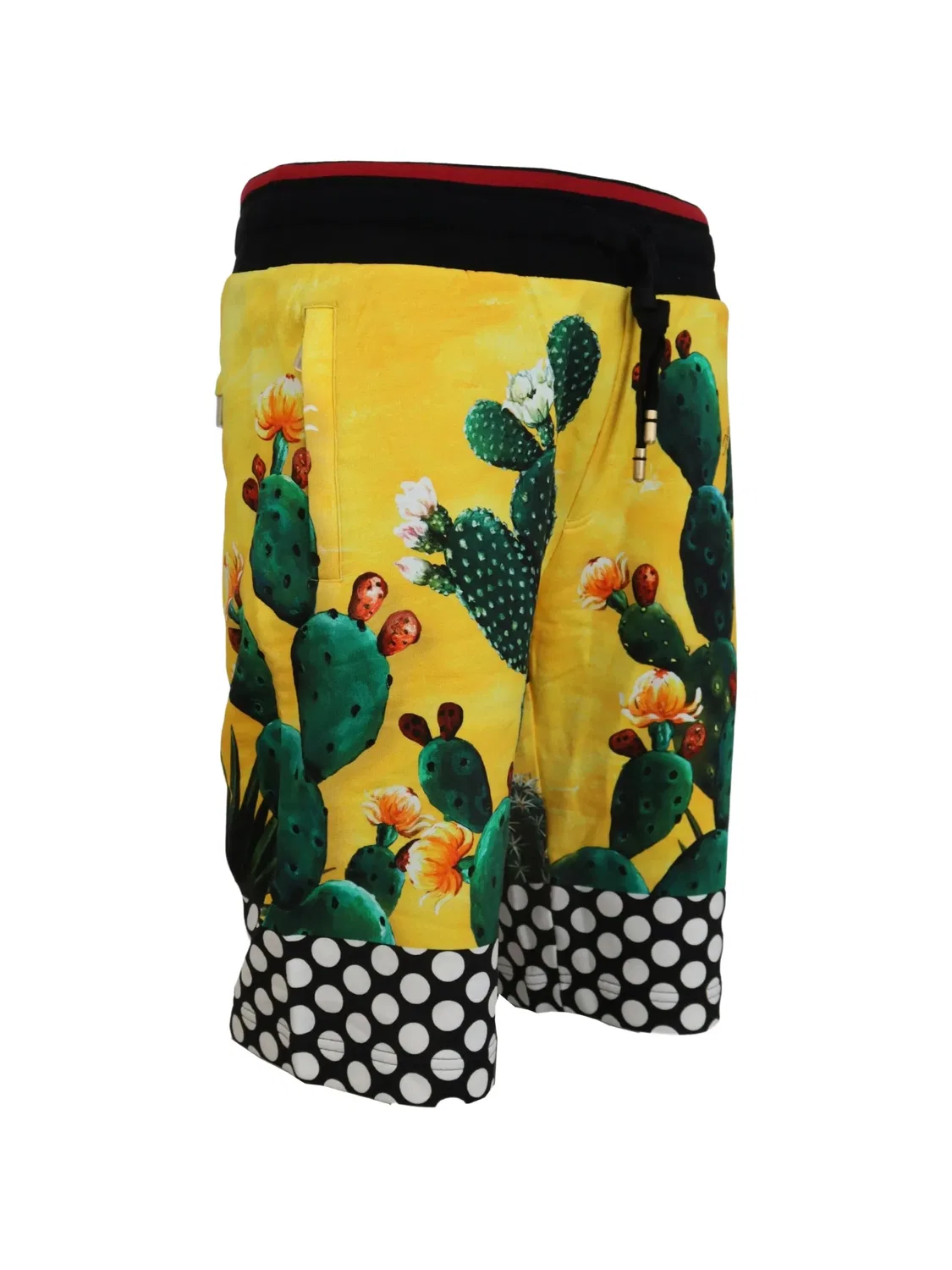 Шорты с кактусовым принтом, желтые Dolce & Gabbana, желтый — фото 2