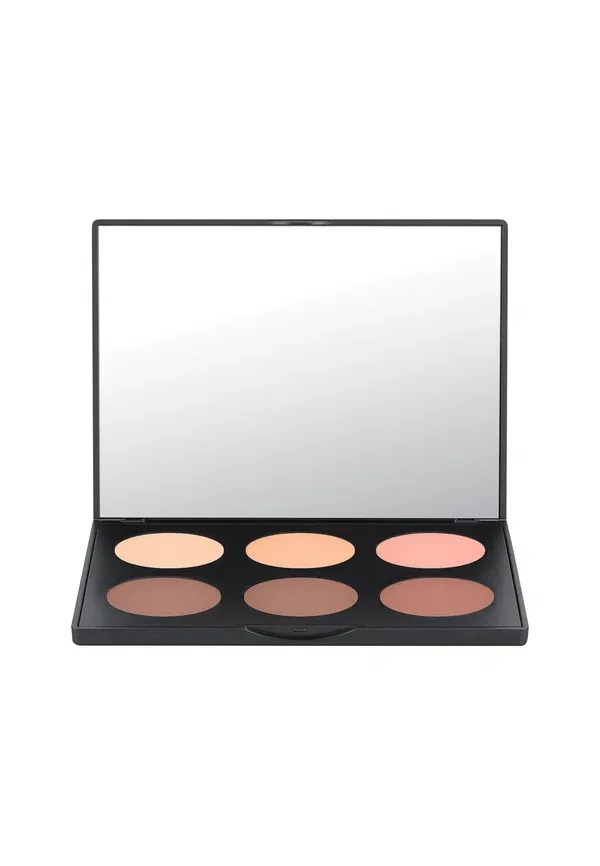 Палетка для контурирования и хайлайтинга Studio Fix Sculpt And Shape Contour Palette Mac, Light/Medium, 14.4 г, цвет light/medium — фото 2