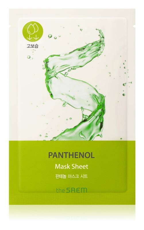 

Льняная маска с увлажняющим и успокаивающим эффектом The Saem Bio Solution Panthenol
