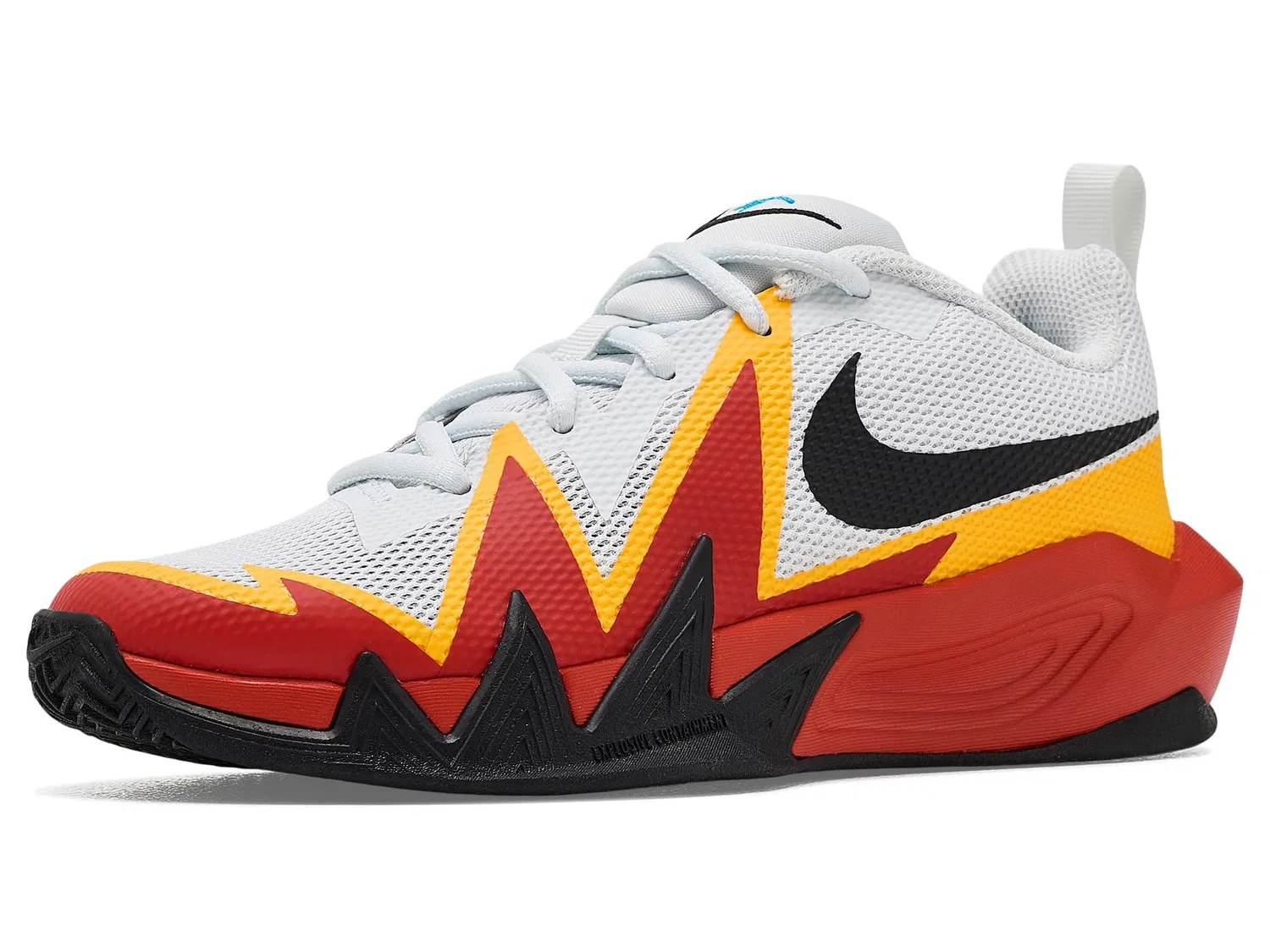 Кроссовки S.T. Dynamite (для больших детей) Nike Kids, Off White/Black/Picante Red/Current Blue/Laser Orange/Barely Vol