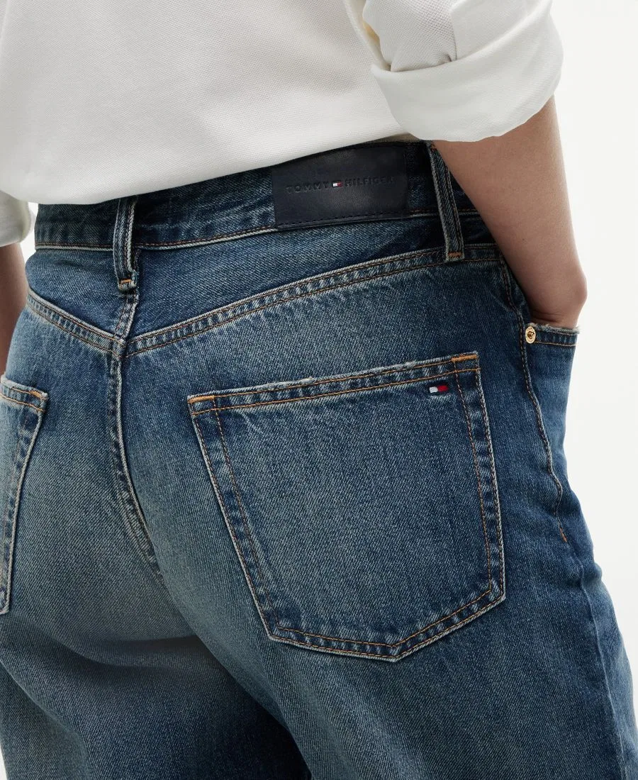 Джинсы прямого кроя свободного силуэта Tommy Hilfiger, Cam Mid — фото 3