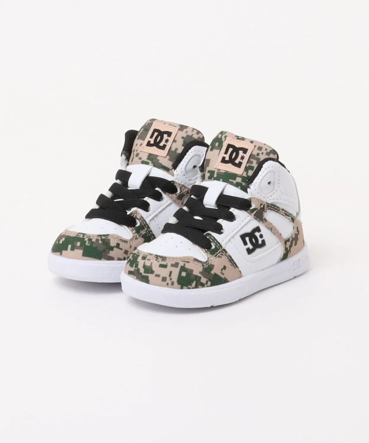 Детские высокие кеды с камуфляжным принтом DC SHOES, Camouflage