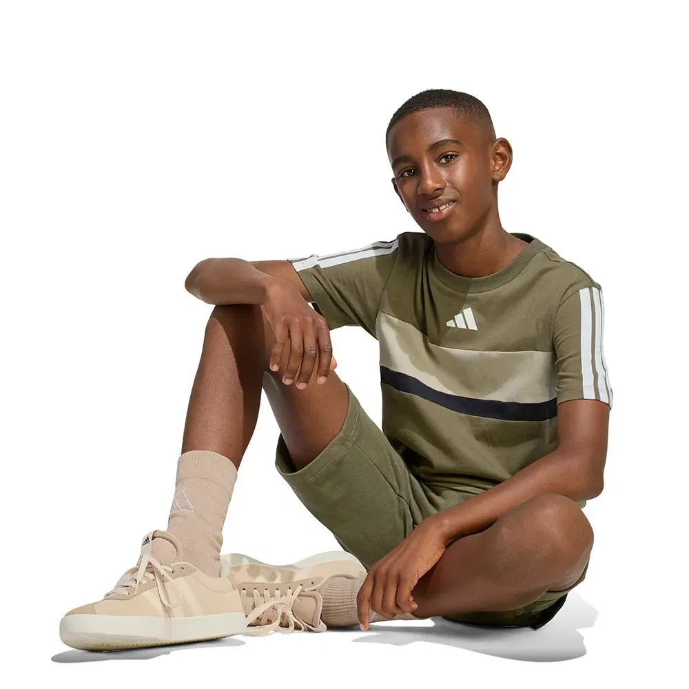 Шорты камуфляжные Adidas Seasonals, зеленый — фото 4