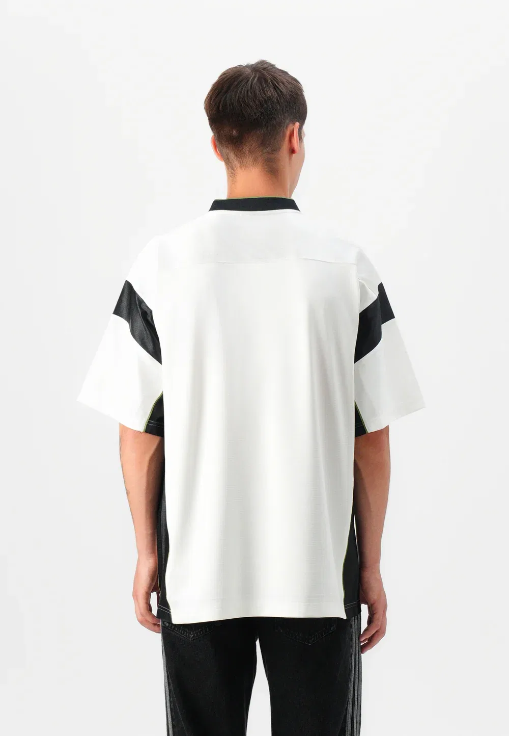 Футболка унисекс с принтом Adidas Originals, Cloud White/Black — фото 3