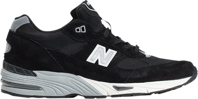 

Кроссовки New Balance 991 Made in England 'Black Silver', черный