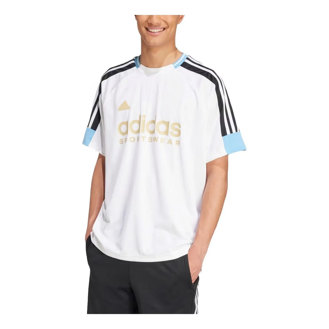 Футболка с принтом House of Tiro Nations Pack Adidas, белый