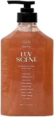 Скраб для тела LUV Scent Perfume, CozyFire, 500 мл Nikonoko