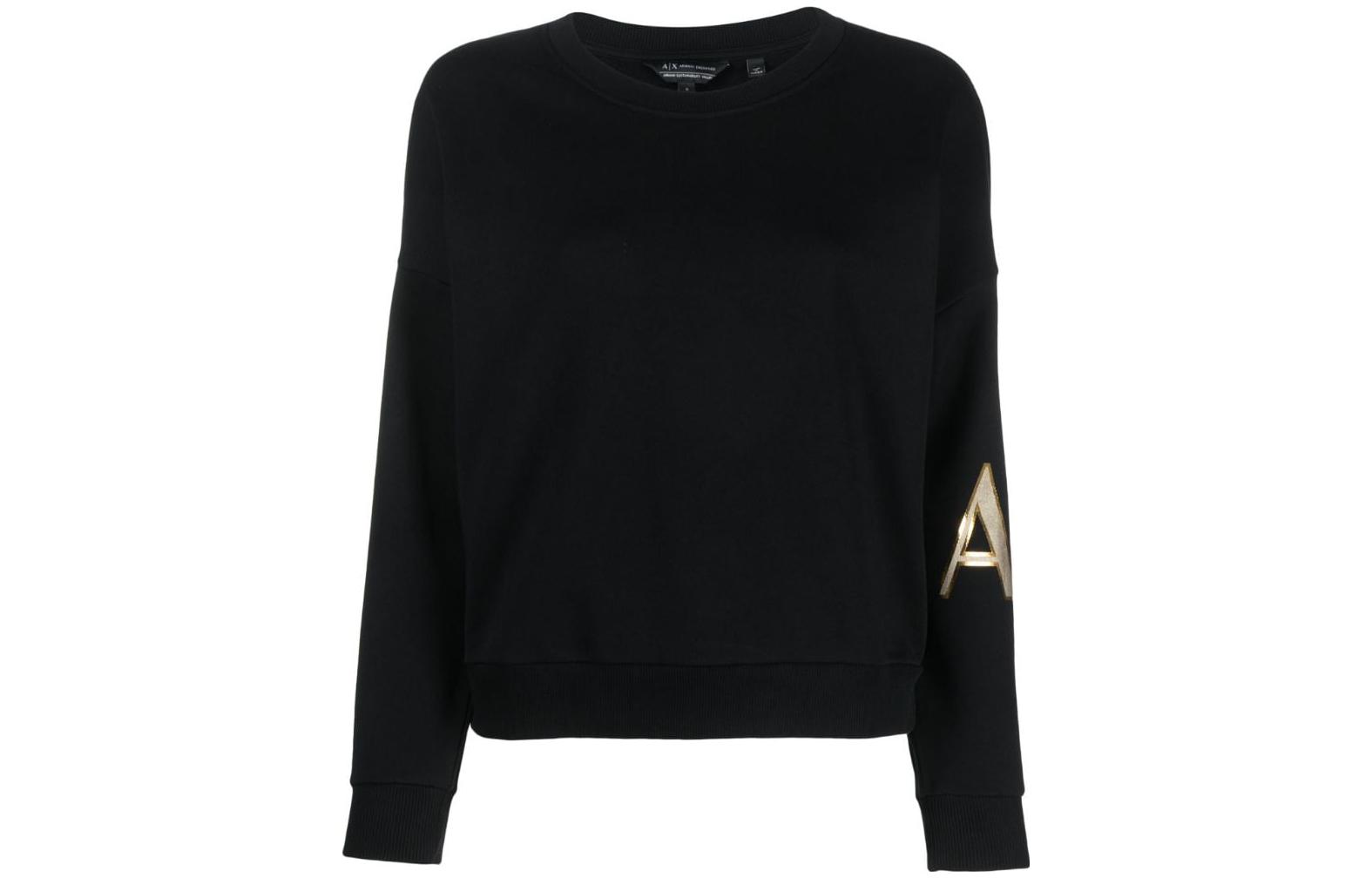 

Свитшот женский ARMANI EXCHANGE, черный