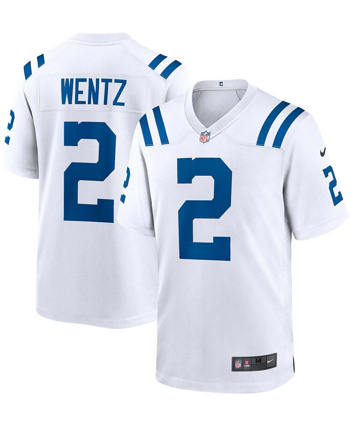 

Футболка Nike Carson Wentz Indianapolis Colts Game Size S/XL/XXL, бело-синий