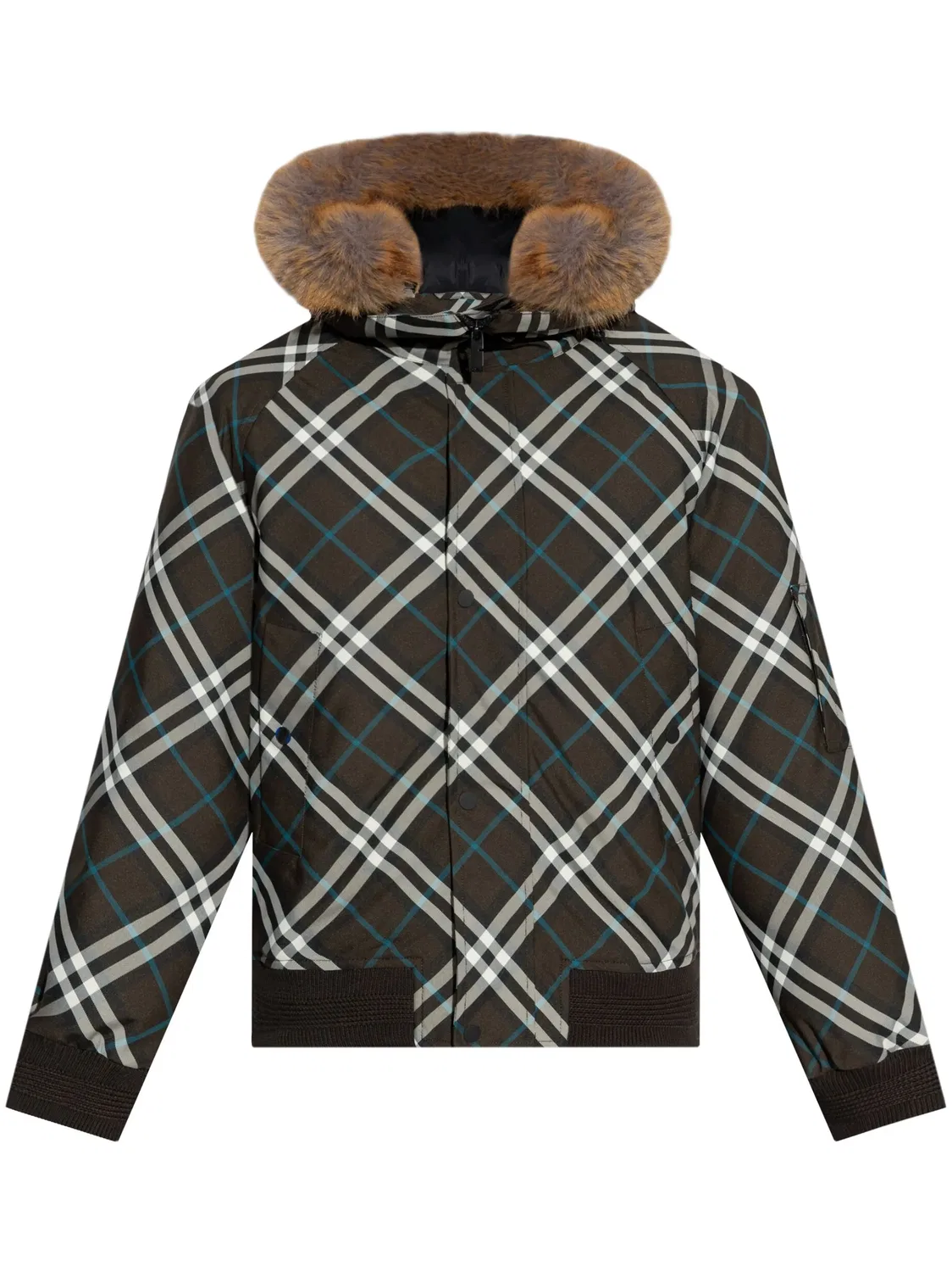 Куртка с подкладкой в клетку Burberry, коричневый