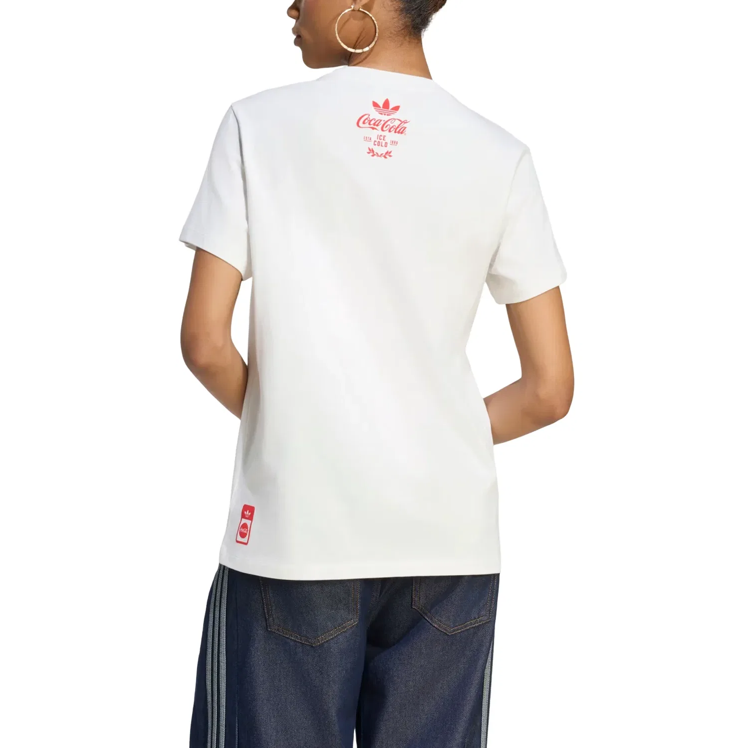 Женская футболка Adidas x Coca-Cola Gfx Trefi T-Shirt, белый — фото 3
