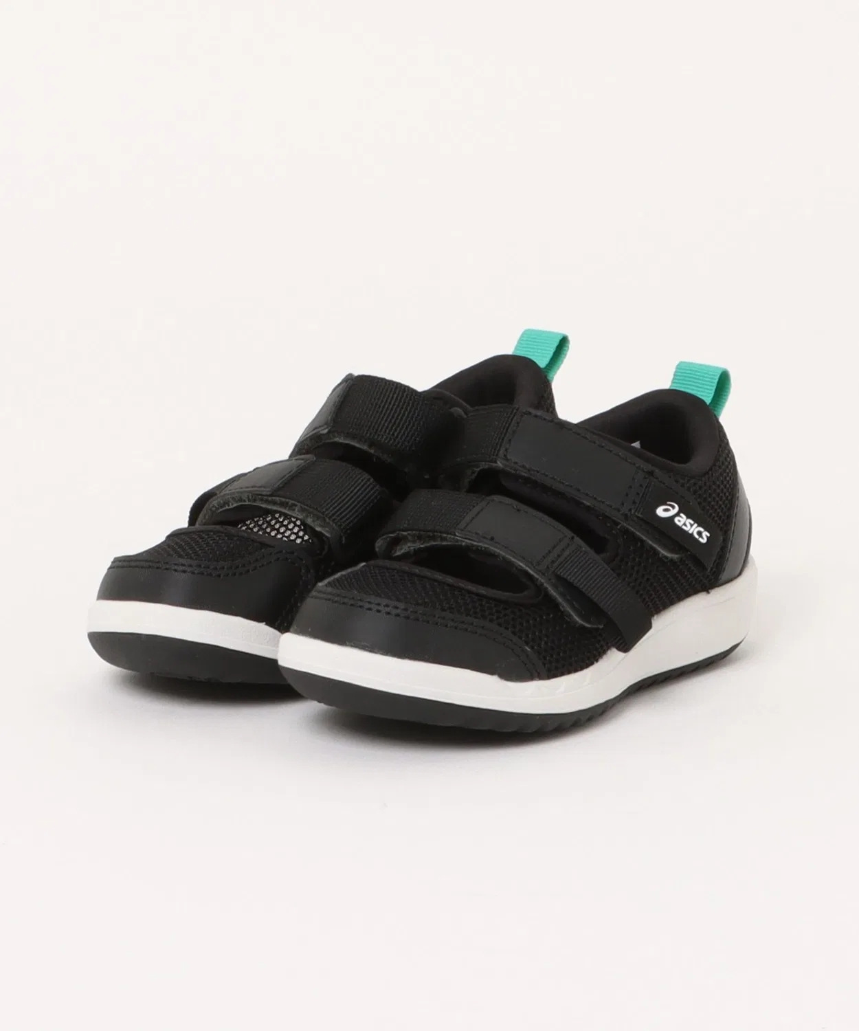 Детские сандалии с двумя ремешками, модель MESHOES MINI 3 ASICS, Black