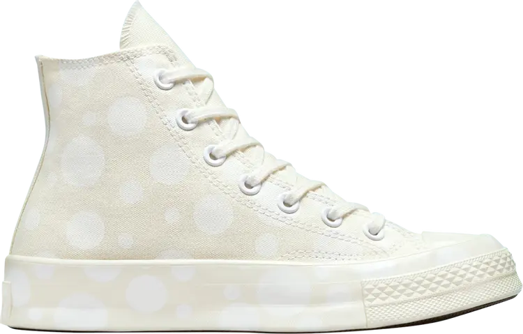 

Кроссовки Converse Wmns Chuck 70 High Polka Dots, кремовый, Бежевый, Кроссовки Converse Wmns Chuck 70 High Polka Dots, кремовый