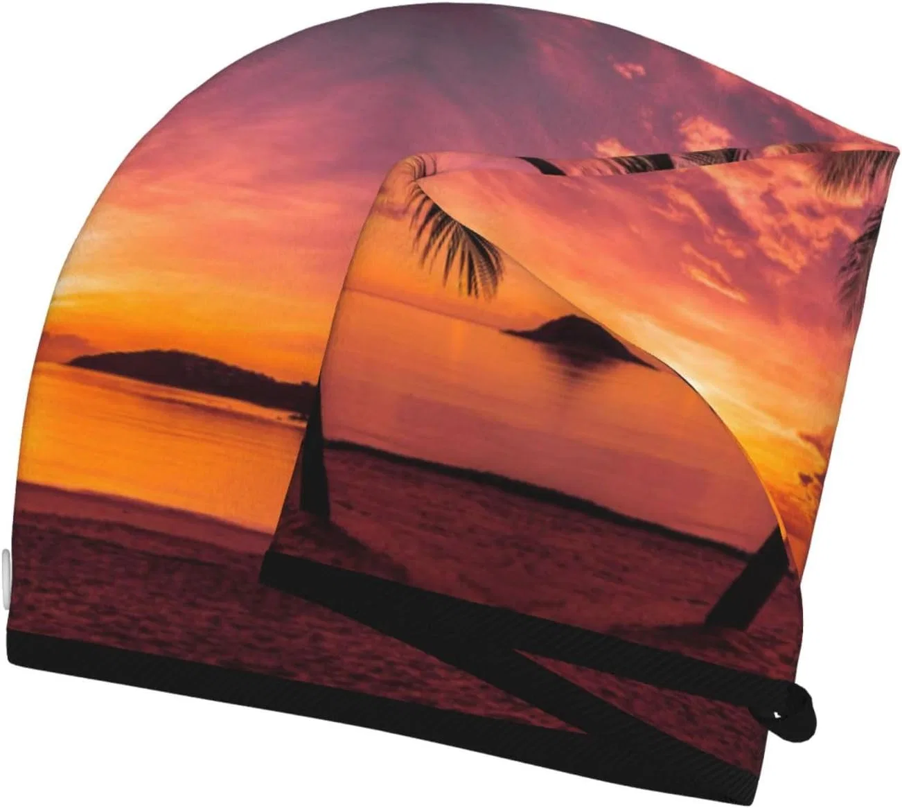 Шапочка для душа Coral Velvet, BONDIJ, 64x26 см, Sunset On The Tropical Beach — фото 3