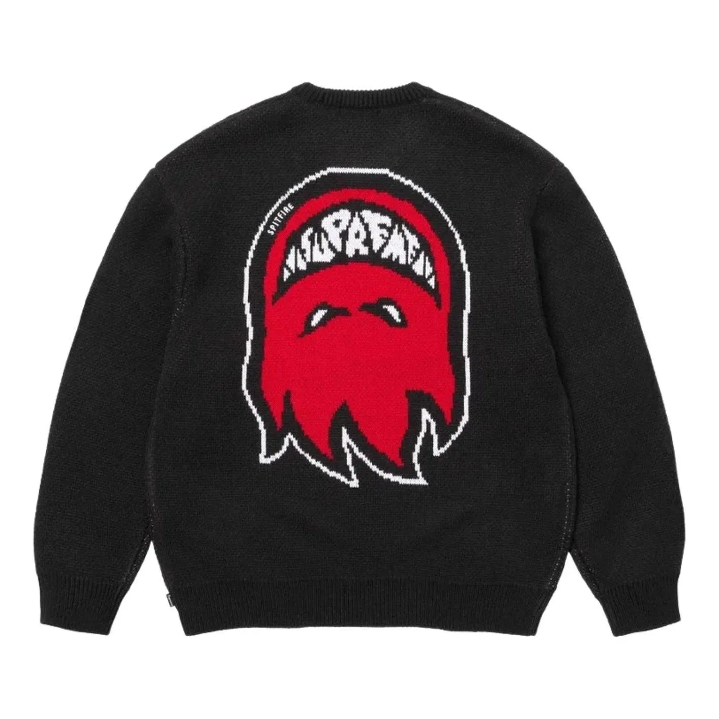 Мужской свитер с принтом Supreme x Spitfire SS26 Sweater, черный