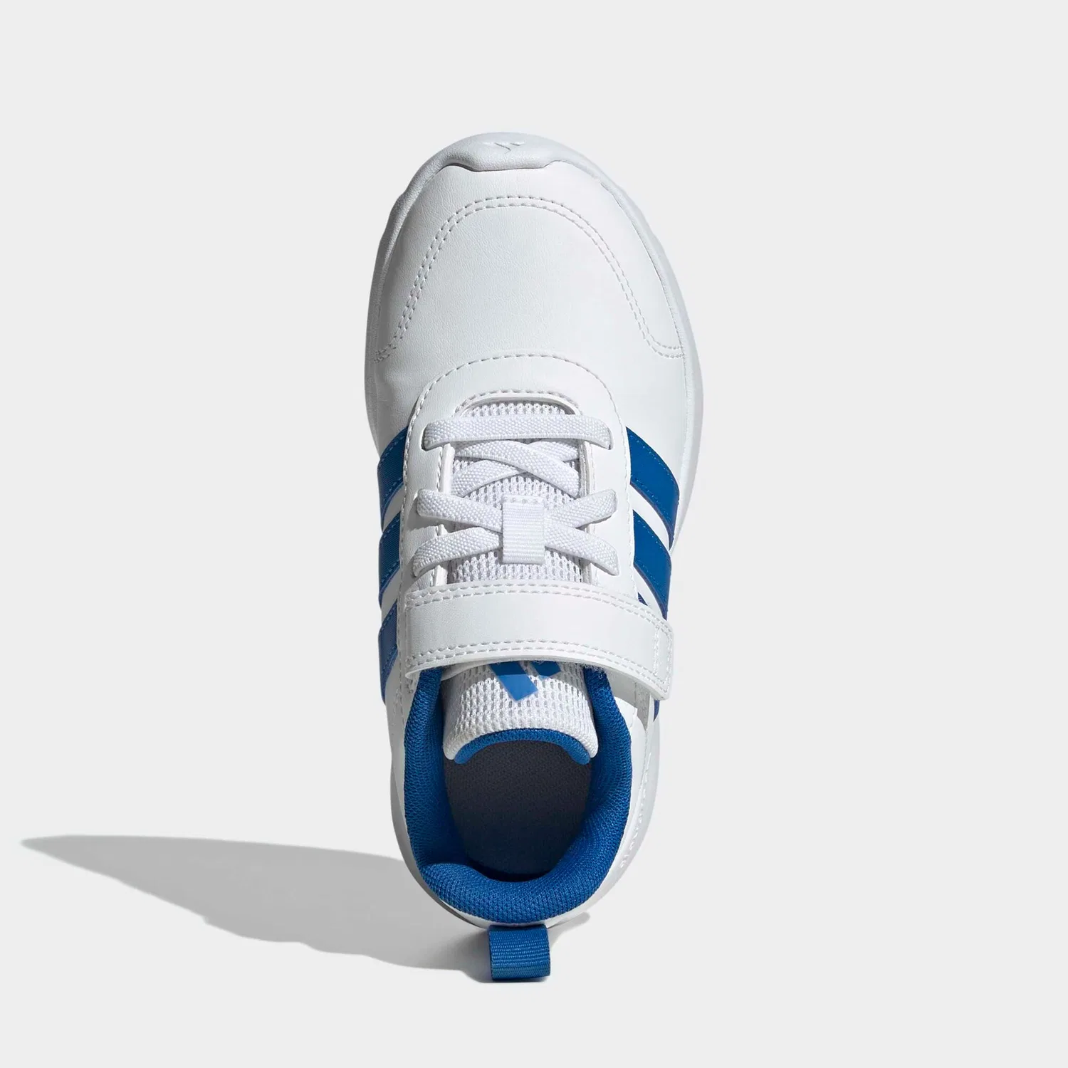 Детские спортивные кроссовки на липучке Adidas Sportswear, Cloud White/Bright Royal/Ftwr White — фото 4