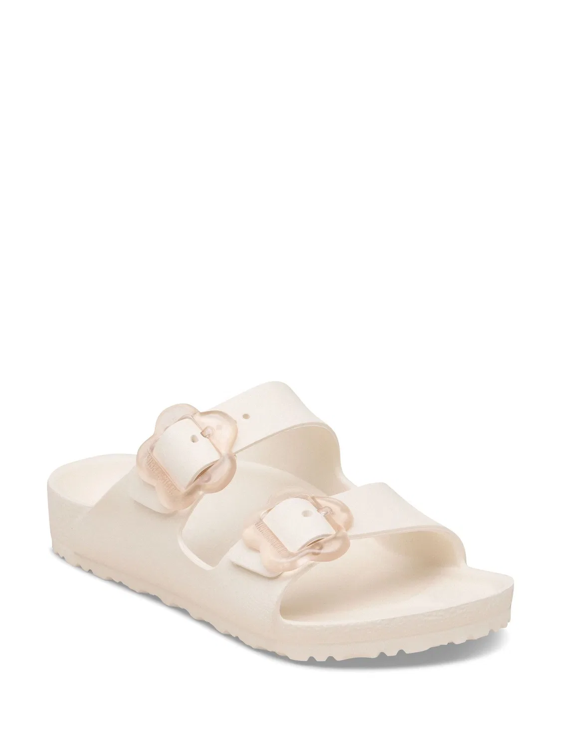 Сандалии Arizona EVA с цветочными пряжками Birkenstock, белые