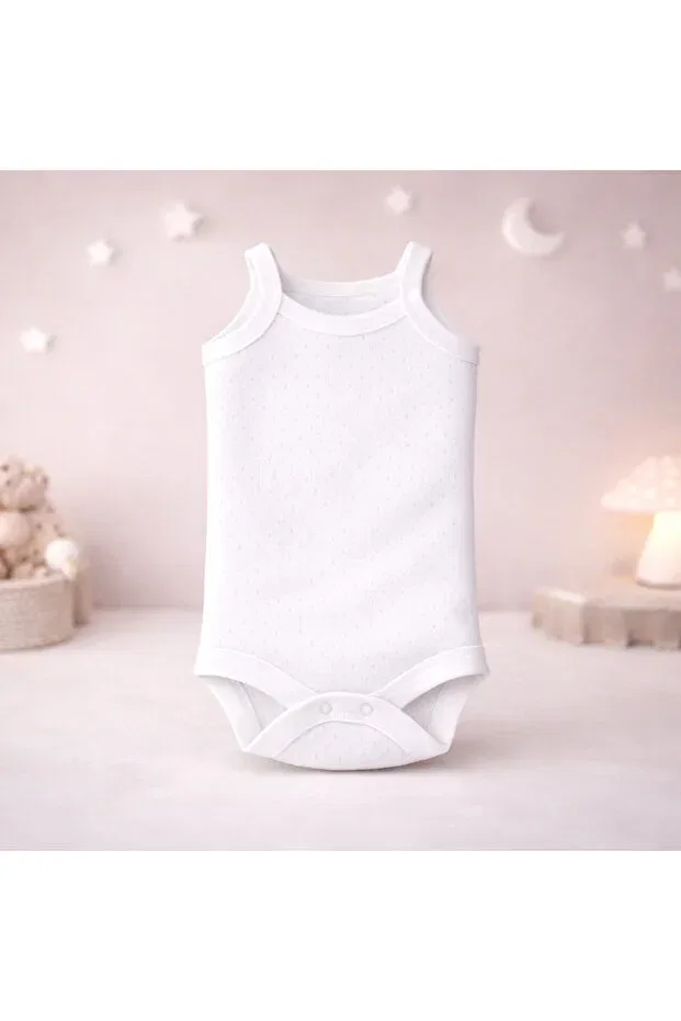 Детское боди без рукавов 5-предметный набор Novibaby, White3 — фото 2