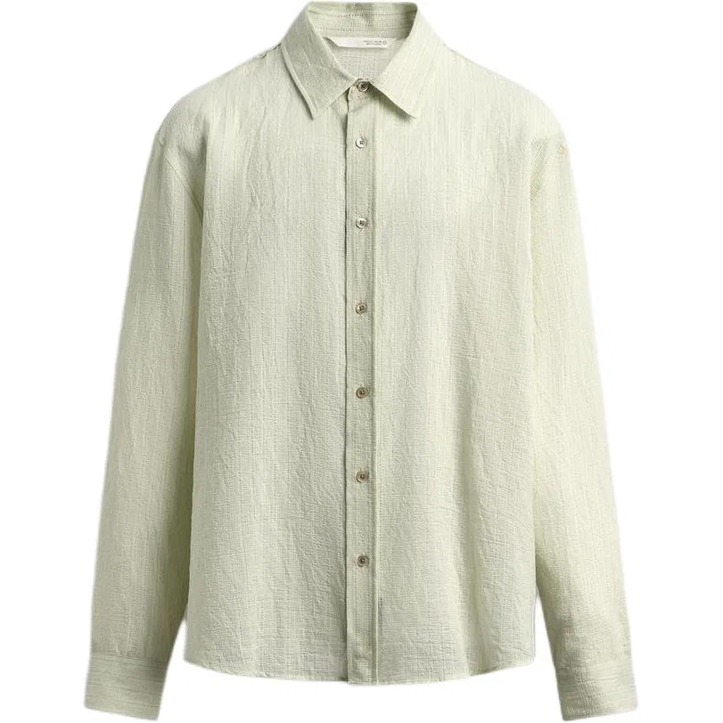 Мужская рубашка с длинным рукавом ZARA, Light Green