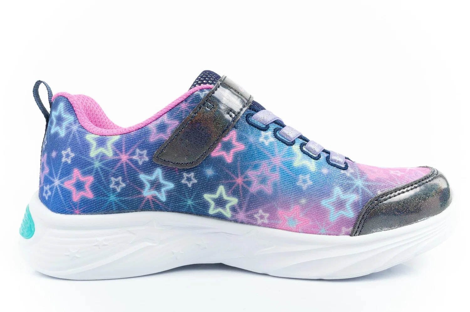 Детские спортивные кроссовки с LED-подсветкой Skechers Star Sparks, Bunt — фото 4