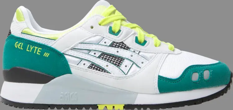 

Кроссовки wmns gel lyte 3 og 'citrus' Asics, белый