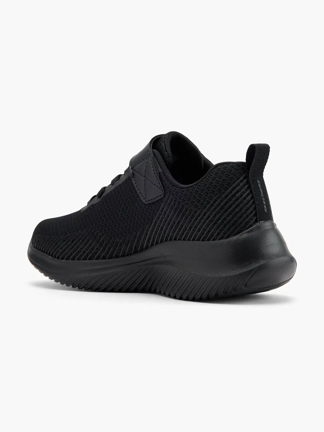 Мальчиковые полуботинки с эластичной шнуровкой Skechers, черный — фото 3
