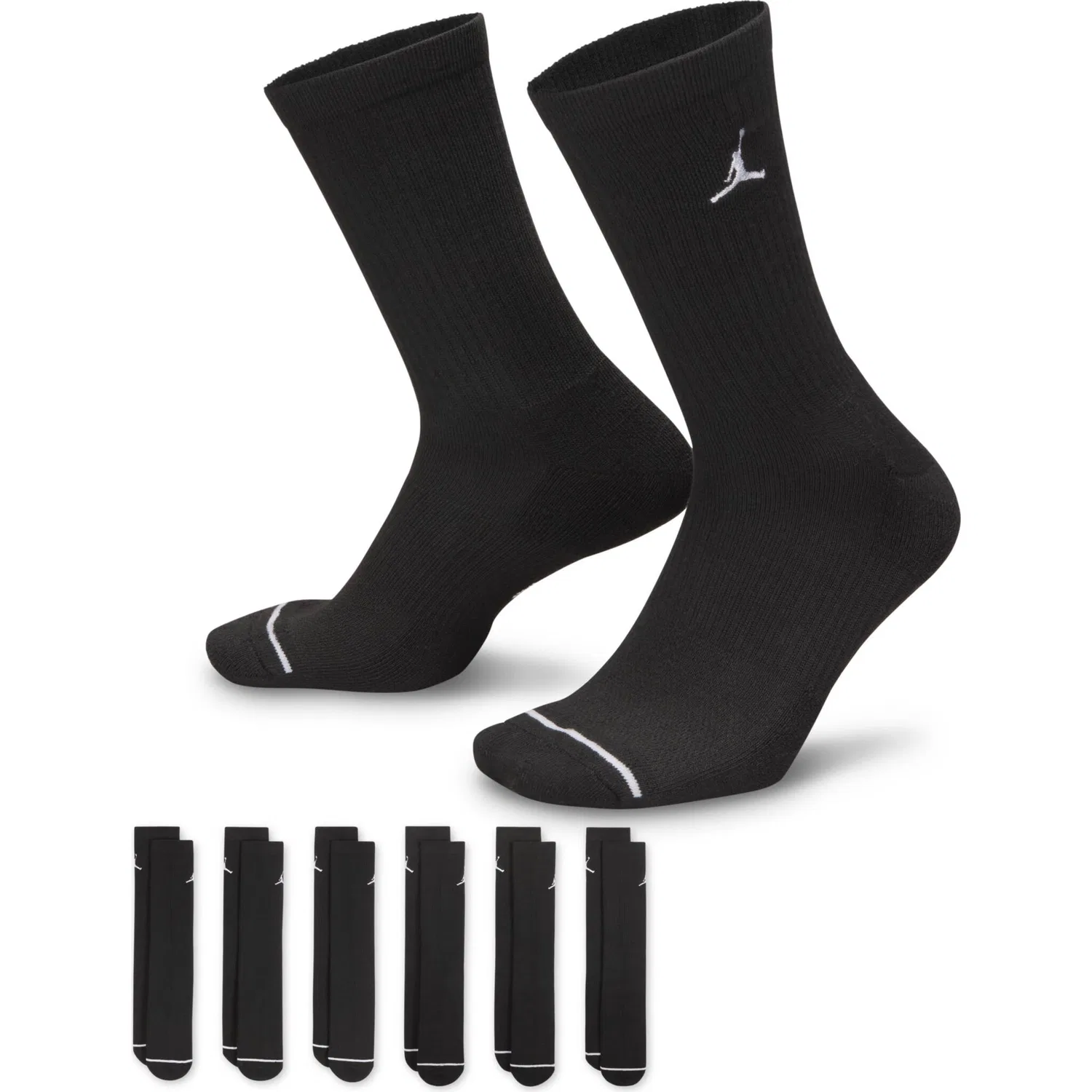 Мужские спортивные носки с поддержкой свода стопы Nike, Black/White