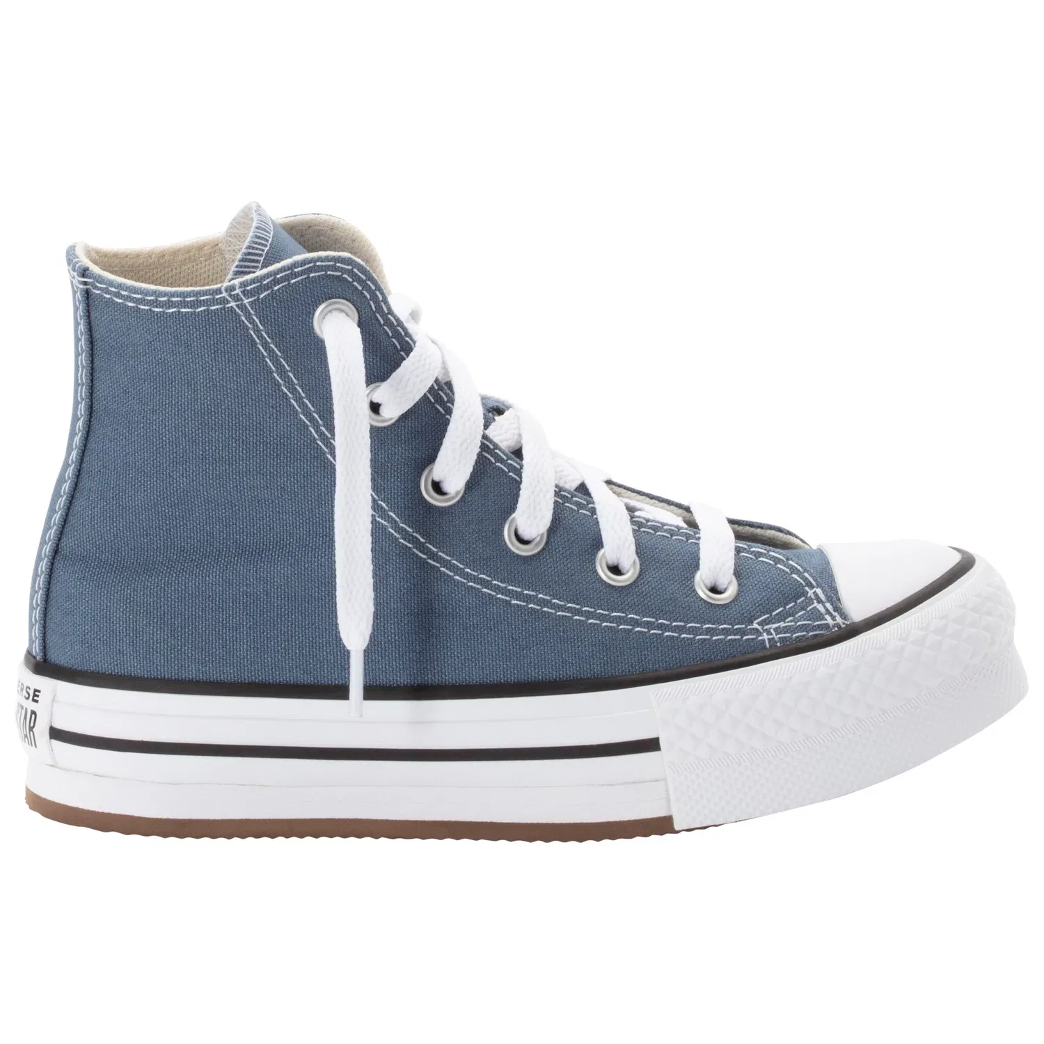 Детские кеды на платформе Chuck Taylor All Star Eva Lift Platform Converse, Lakeside Blue/White/Black — фото 4
