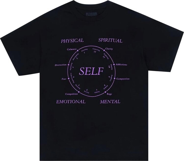 

Футболка Pleasures Clarity T-Shirt 'Black', черный