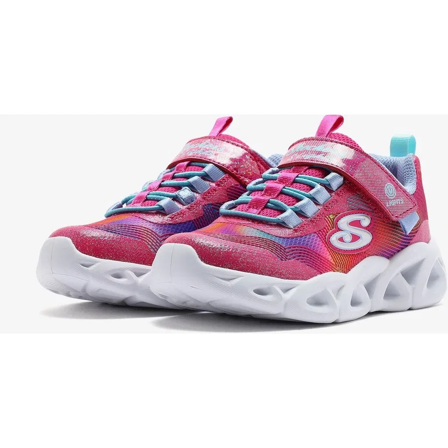 Кроссовки с подсветкой Twisty Brights 2.0 Skechers, Цвет Nny-Bahmag-RunBeyaz — фото 3