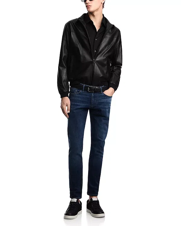 Мужские джинсы из стрейч-денима Essential J06 Slim Fit Emporio Armani, Dark Blue Denim — фото 2