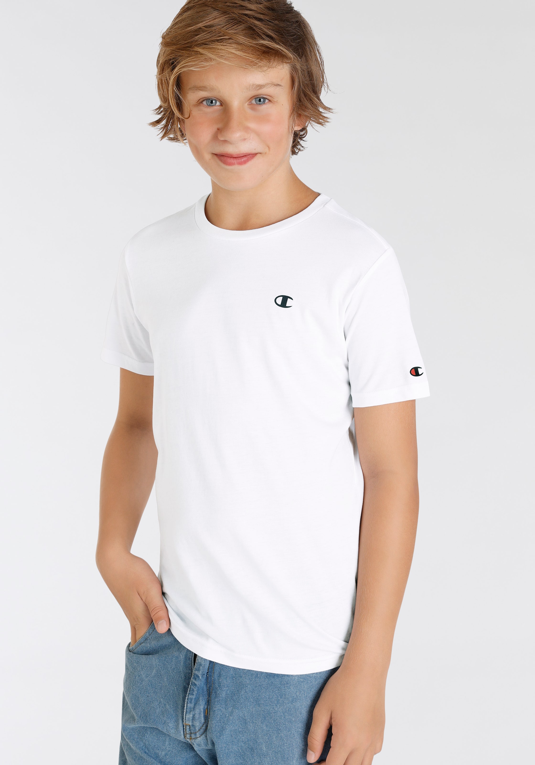 Champion Authentic Athletic Apparel Футболка в белом цвете — фото 2