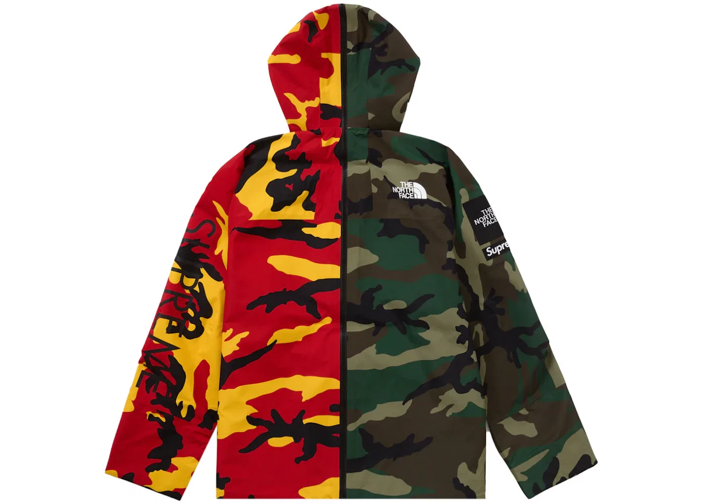 Мужская куртка с принтом Split Taped Seam Shell Jacket Supreme, Camo — фото 3