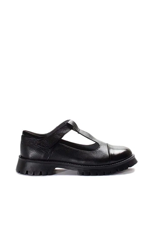 Детские туфли для девочек из лаковой кожи Ayakkabıhane, Black Patent Leather — фото 4