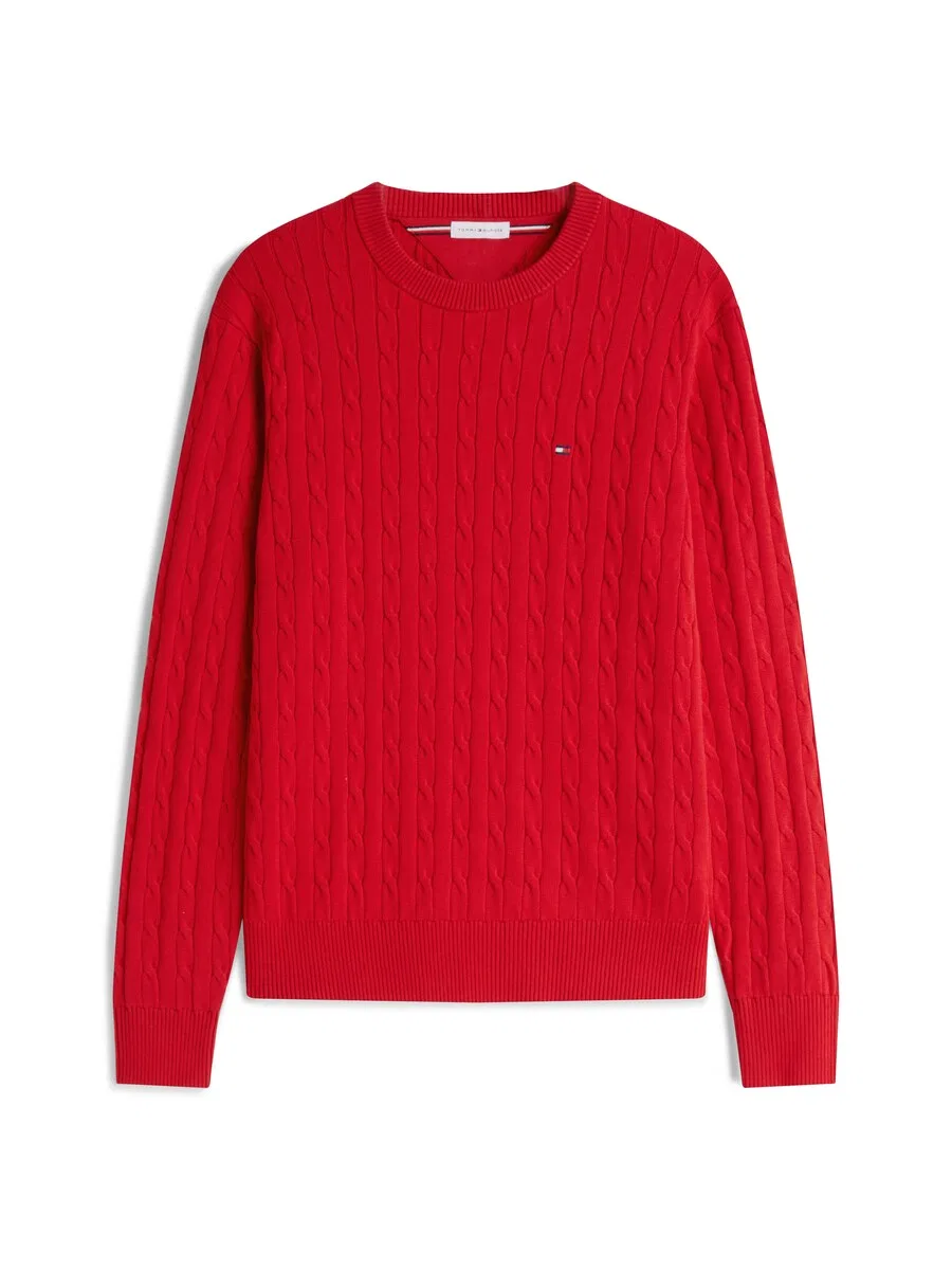 Свитер TOMMY HILFIGER 'CLASSIC' красного цвета