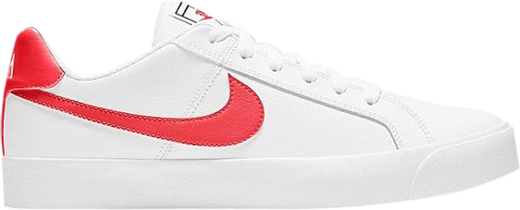 Кроссовки Nike Wmns Court Royale AC 'White Flash Crimson', белый - фото